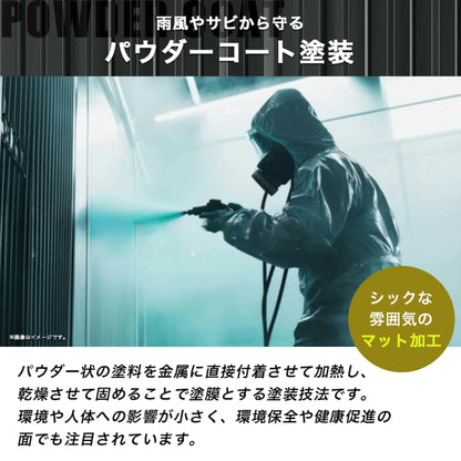 【フレーム式】物置 屋外 大型 倉庫 6×4フィート 鍵付き メタルシェッド